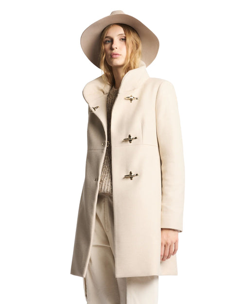 FAY Cappotto Virginia in misto lana con ganci