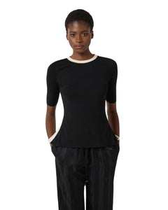 Elisabetta Franchi maglia con schiena scoperta
