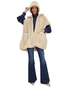 Poncho in ecopelliccia 242TO5391