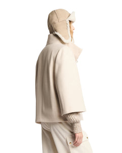 FAY Cappa in misto lana con gancio