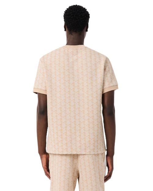 Lacoste t-shirt stampa logo monogram