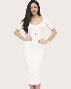 Elisabetta Franchi Abito longuette in maglia