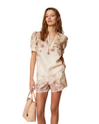 Twinset Blusa con stampa floreale