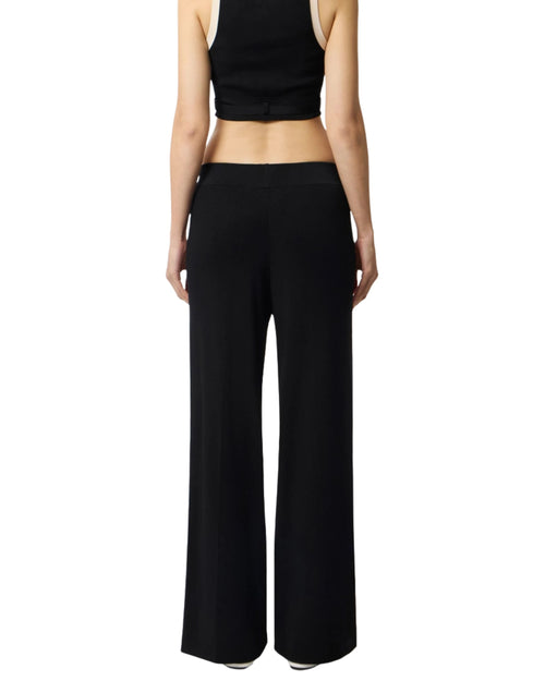 Elisabetta Franchi Pantalone in maglia con spacchi