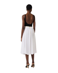 Elisabetta Franchi Gonna a ruota con catena