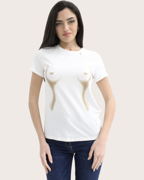 T-shirt in cotone stampa morph MA00741E2