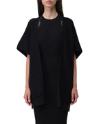 Mantella poncho con logo Twinset 242TA4150