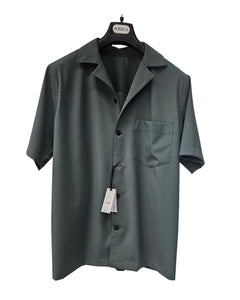 Archivio Milano Camicia mezza manica Over con taschino