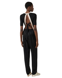Elisabetta Franchi maglia con schiena scoperta