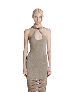 Simona Corsellini Abito in maglia lurex