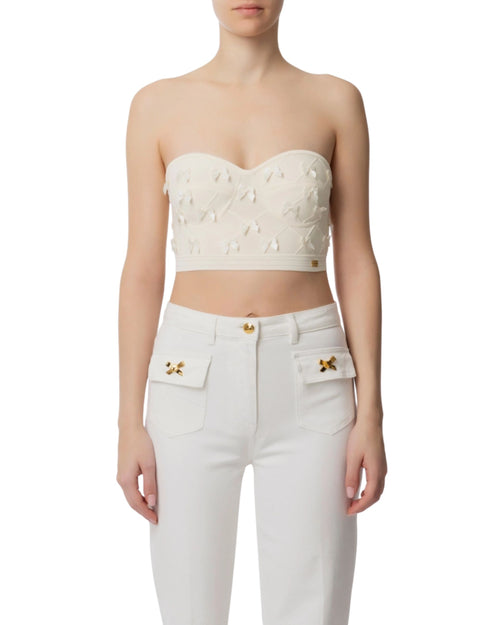 Elisabetta Franchi Top con fiocchi