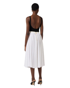 Elisabetta Franchi Body in maglia con stampa logo