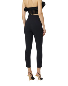 Elisabetta Franchi Pantalone slim fit in  crêpe