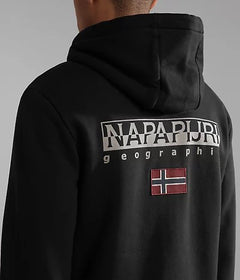 Napapijri Felpa con cappuccio e zip in cotone