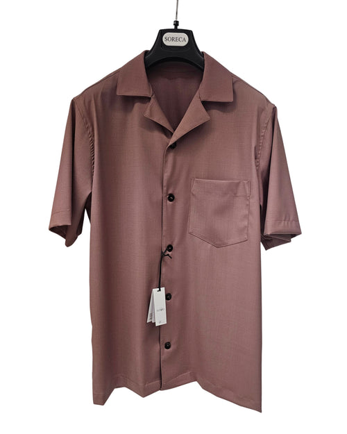 Archivio Milano Camicia mezza manica Over con taschino