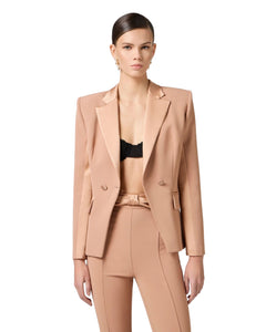 Elisabetta Franchi Giacca con inserti in raso