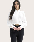 Camicia elegante crop CAT2541E2