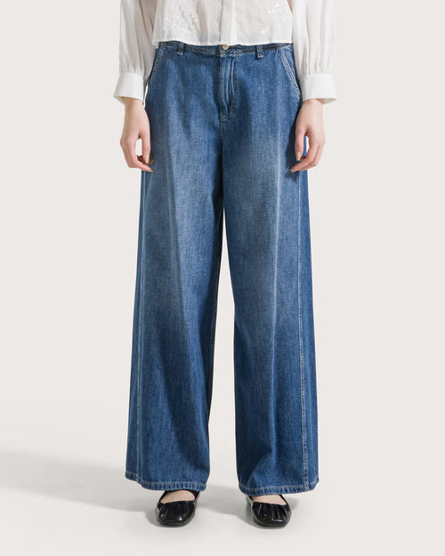 19.70 By Seventy Pantalone in denim leggero
