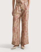 Seventy Pantalone floreale in organza