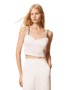 Twinset Top gioiello in duchesse