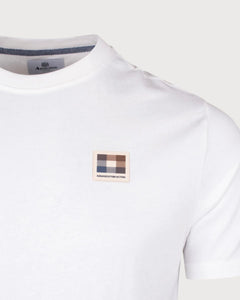 Aquascutum T-Shirt Patch Logo AA B004 TS011