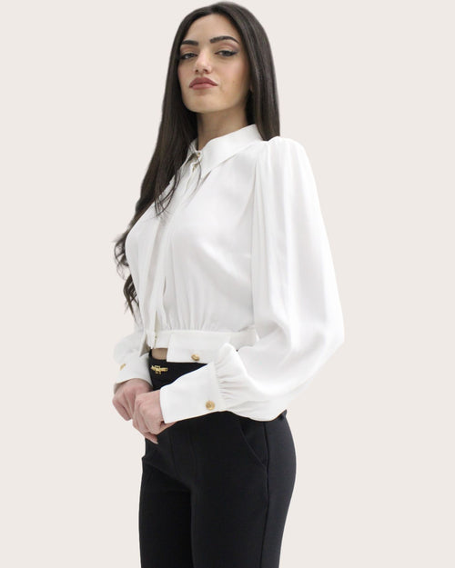 Camicia elegante crop CAT2541E2