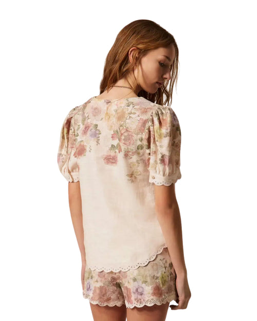 Twinset Blusa con stampa floreale