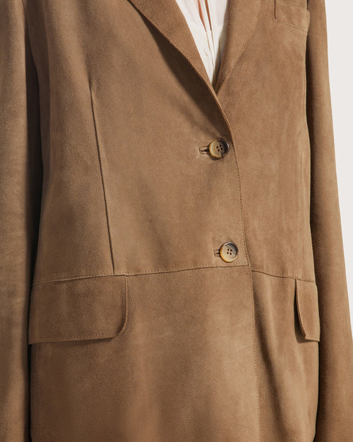 Seventy Giacca in pelle suede