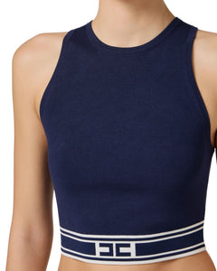 Elisabetta Franchi Top Cropped