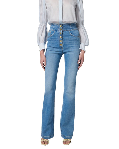 Elisabetta Franchi Jeans vita alta aderente