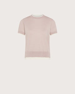 19.70 By Seventy Maglia con bordi in contrasto colore
