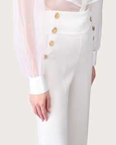 Hanita Pantalone elegante bianco HP13203517
