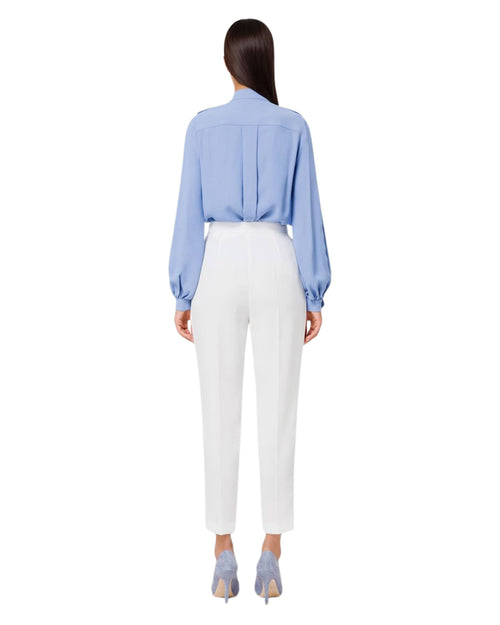 Elisabetta Franchi Pantalone con pinces e logo