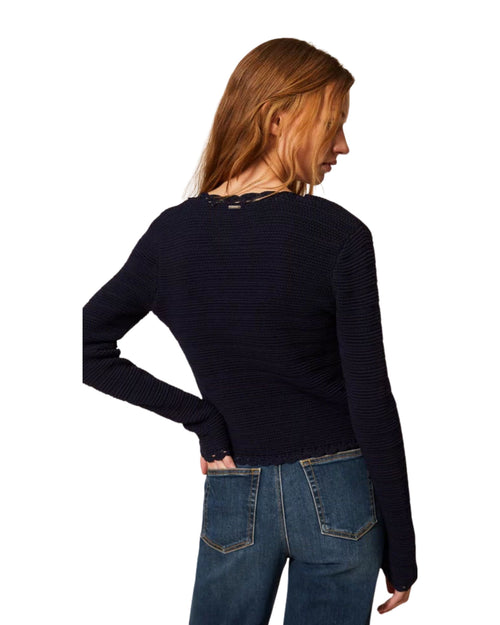 Twinset giacca in maglia doppio petto
