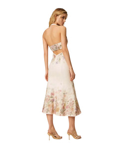 Twinset Abito longuette in fantasia floreale