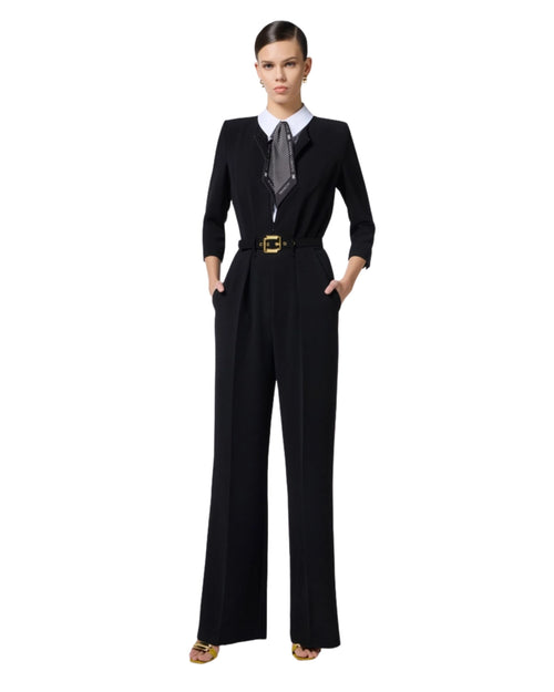 Elisabetta Franchi Tuta con foulard pois