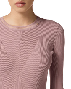 Elisabetta Franchi Maglia aderente a costine