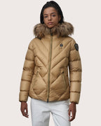 Giubbino Blauer Alicia con pelliccia